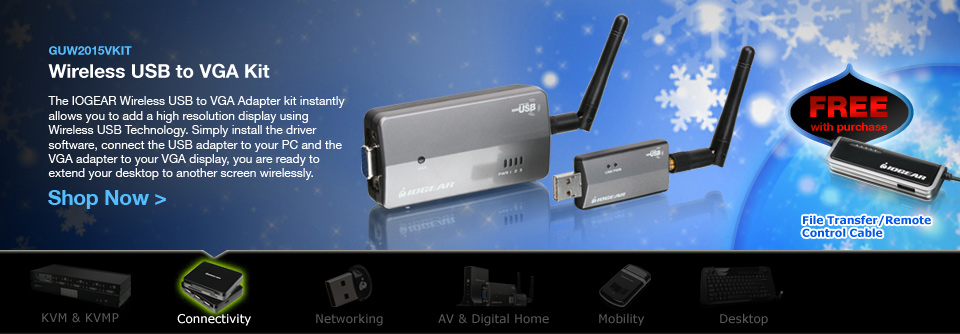 Wireless USB to VGA Kit Wireless USB to VGA Kit