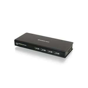 4-Port USB DVI KVM Switch