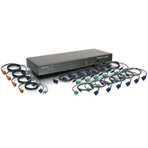 16-Port USB PS/2 Combo KVM Switch with Cables