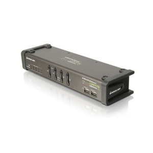 Miniview Symphony Multi-function 4-Port KVM Switch with cables