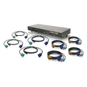 8-Port USB PS/2 Combo VGA KVM Switch with Cables