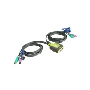 MiniView™ Micro PS/2 KVM Switch with cables