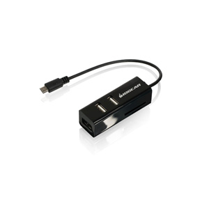 GoFor2+ -USB OTG Card Reader with Hub for Mobile Devices
