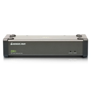2-Port DVI Video Splitter with Audio