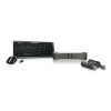 2 Port DVI KVMP with cables and wireless keyboard / mouse combo