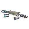 4-Port Dual View KVM Switch with audio and cables