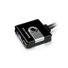 2-Port Compact USB VGA KVM with Built-in Cables