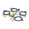 MiniView™ Micro PS/2 Audio KVM Switch with cables