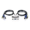 MiniView™ Micro USB PLUS KVM Switch with audio and cables