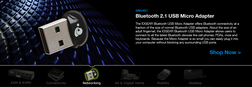 Bluetooth 2.1 USB Micro Adapter